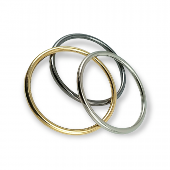 O Ring Buckles Metal O Ring Bag and Clothing Buckle 5 cm